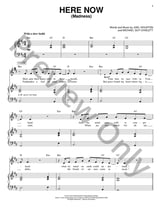 Here Now (Madness) piano sheet music cover